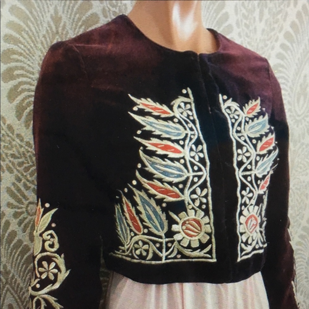 NWOT Topshop Kate Moss Crop Russian Jacket sz 8